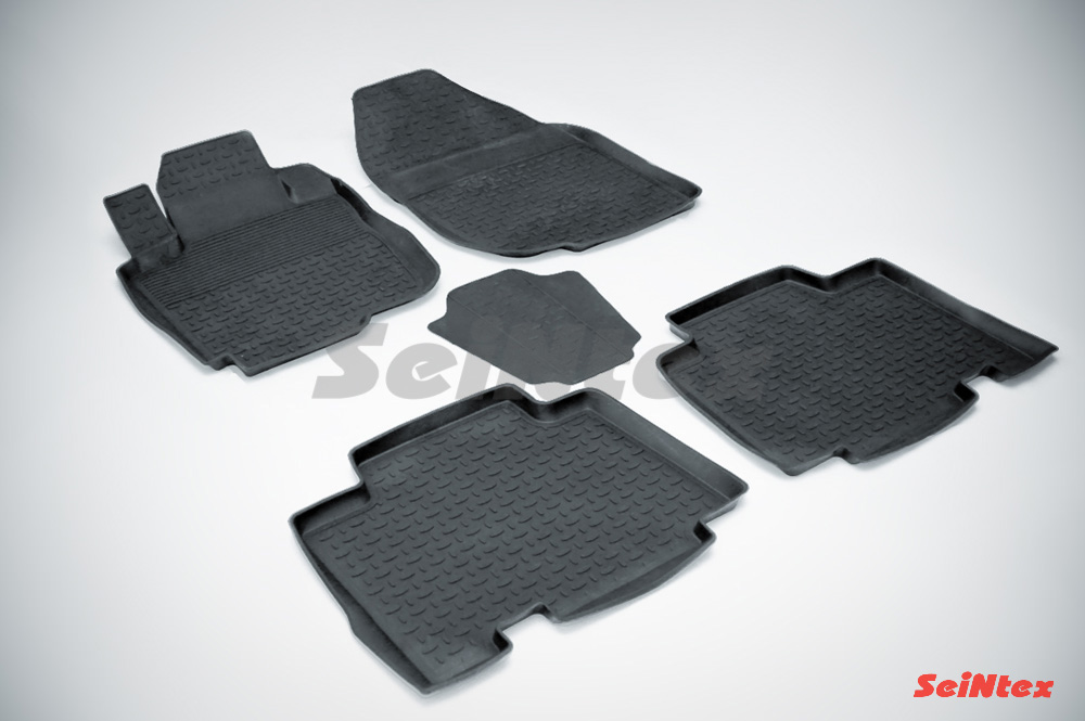 Резиновые коврики салона Высокий борт "Seintex" Toyota RAV 4 L 2006-2012