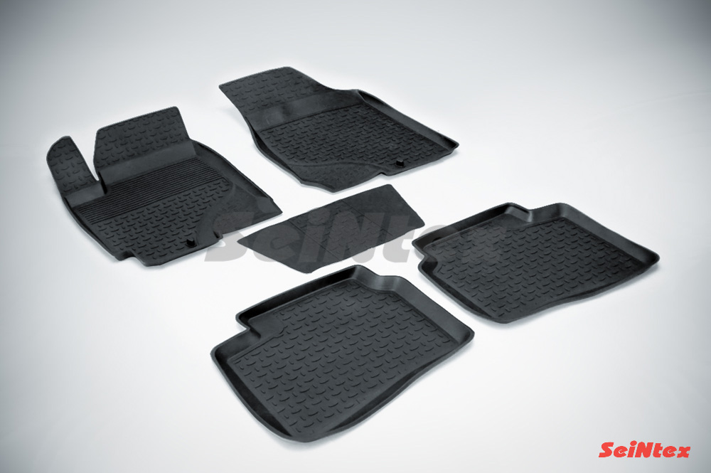 Резиновые коврики салона Высокий борт "Seintex" KIA Cerato 2009-2013
