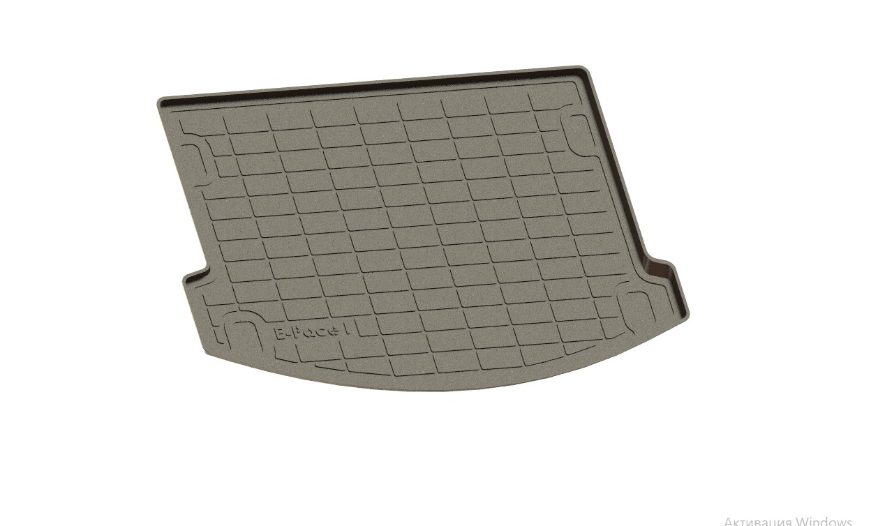 Полиуретановый коврик багажника "Seintex" Jaguar E-Pace 2017-