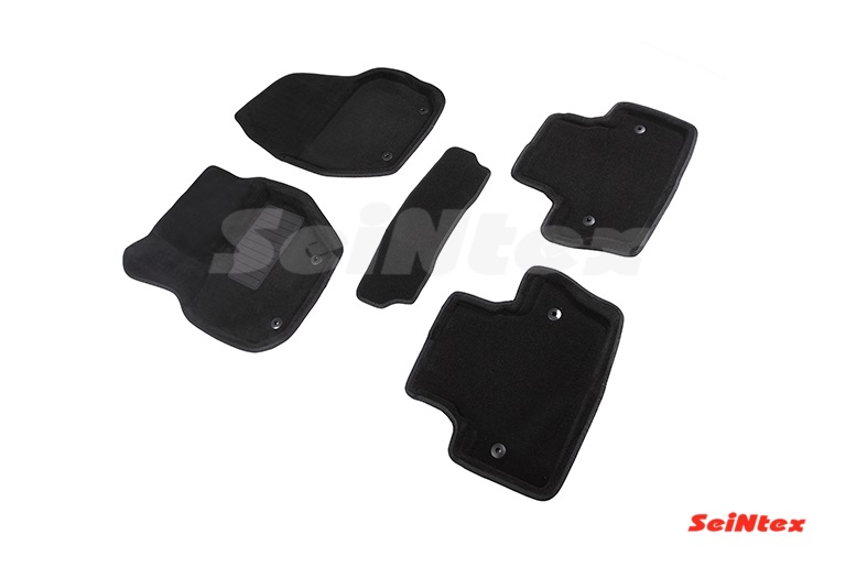 Ворсовые 3D коврики салона "Seintex", Volvo S-60 ll 2010-2018