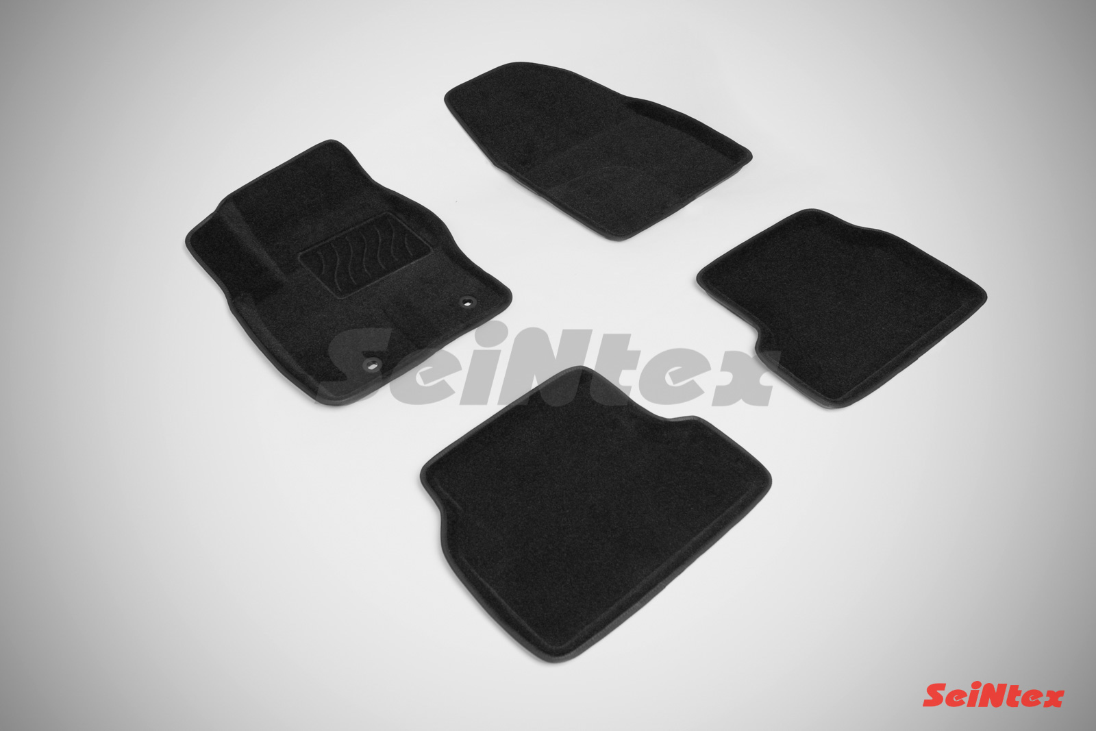 Ворсовые 3D коврики салона "Seintex", Ford Focus ll 2008-2011