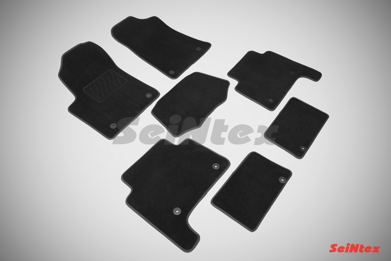 Ворсовые LUX коврики салона "Seintex", Nissan Patrol VI 2010/INFINITI QX56-