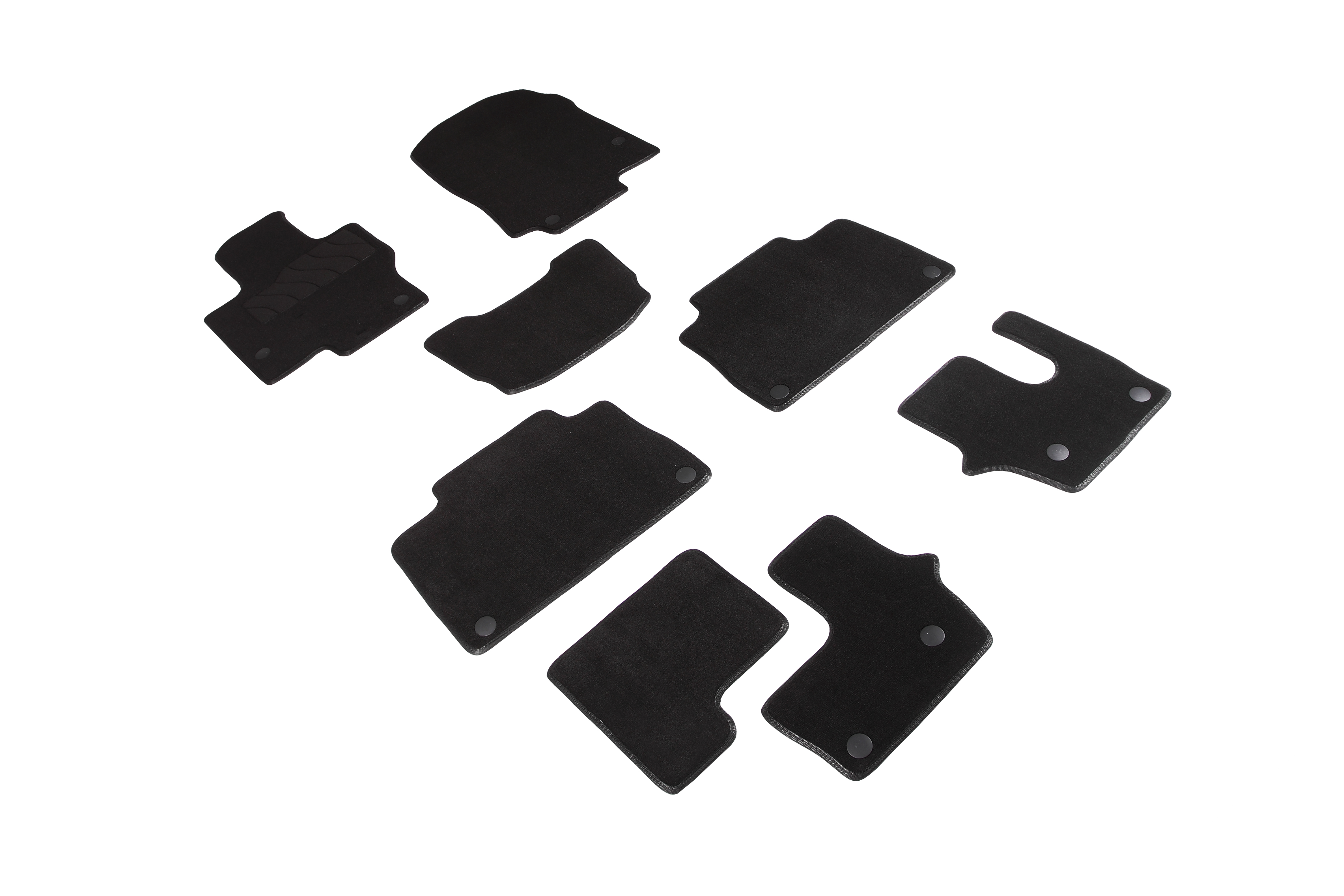 Ворсовые LUX коврики салона "Seintex", Mercedes-Benz GLS-Class ll (X167) 2019-