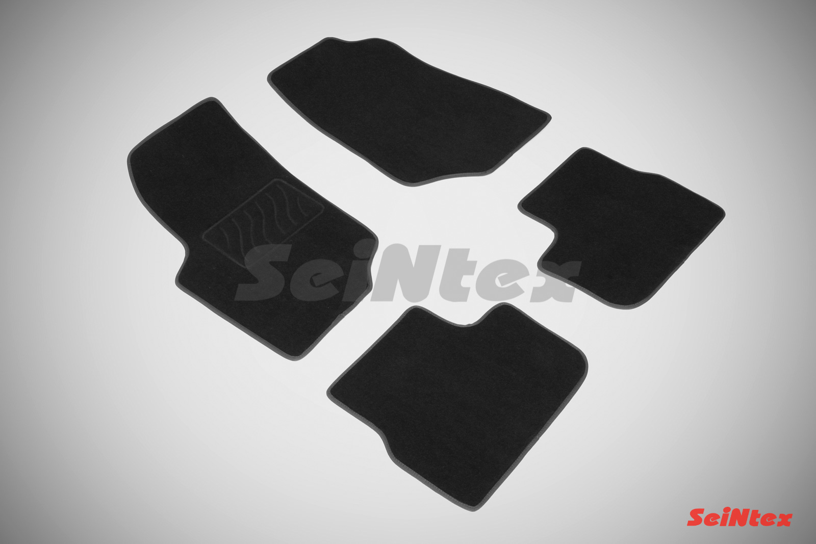 Ворсовые LUX коврики салона "Seintex", Peugeot 207 2006-2013
