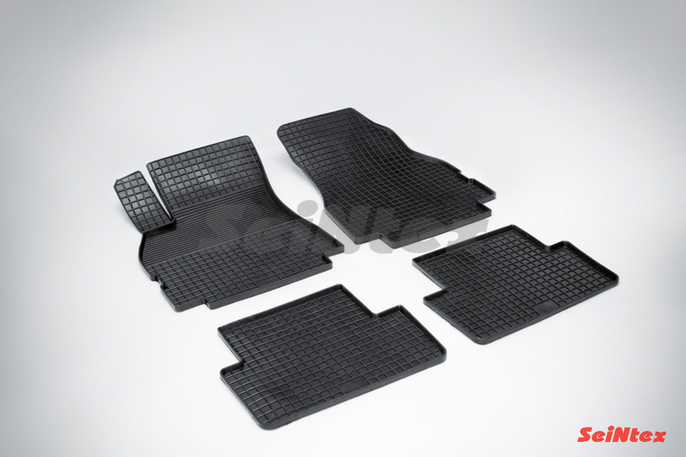 Резиновые коврики салона Сетка "Seintex", Renault Megane II 2002-2009