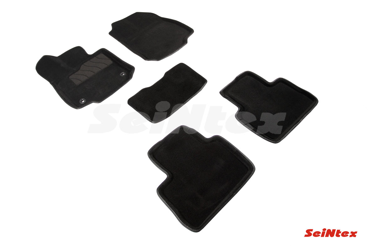 Ворсовые 3D коврики салона "Seintex", Toyota RAV 4 2019- АКПП