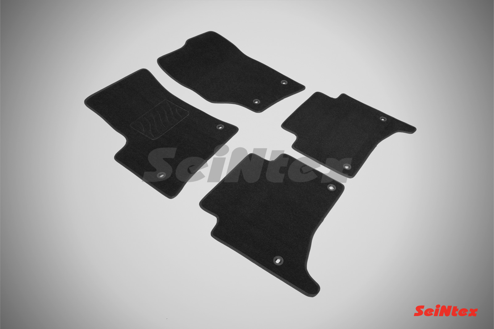 Ворсовые LUX коврики салона "Seintex", Volkswagen Touareg 2002-2010