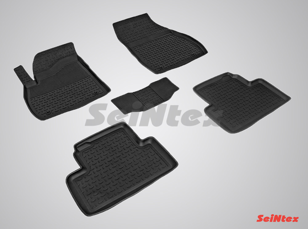 Резиновые коврики салона Высокий борт "Seintex" Opel Zafira C 2012-