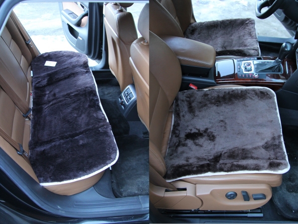 Комплект квадратов на весь салон, Искусственный мех, (короткий ворс), "Автопилот"