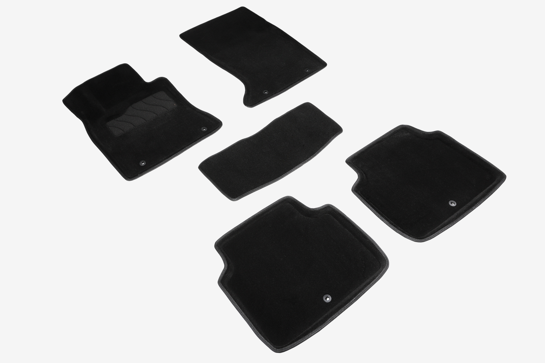 Ворсовые 3D коврики салона "Seintex", Hyundai Genesis G80 I 2016-2020