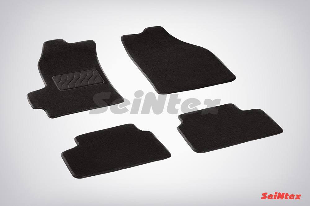 Ворсовые LUX коврики салона "Seintex", Chevrolet Spark / Ravon R2 2005-2009