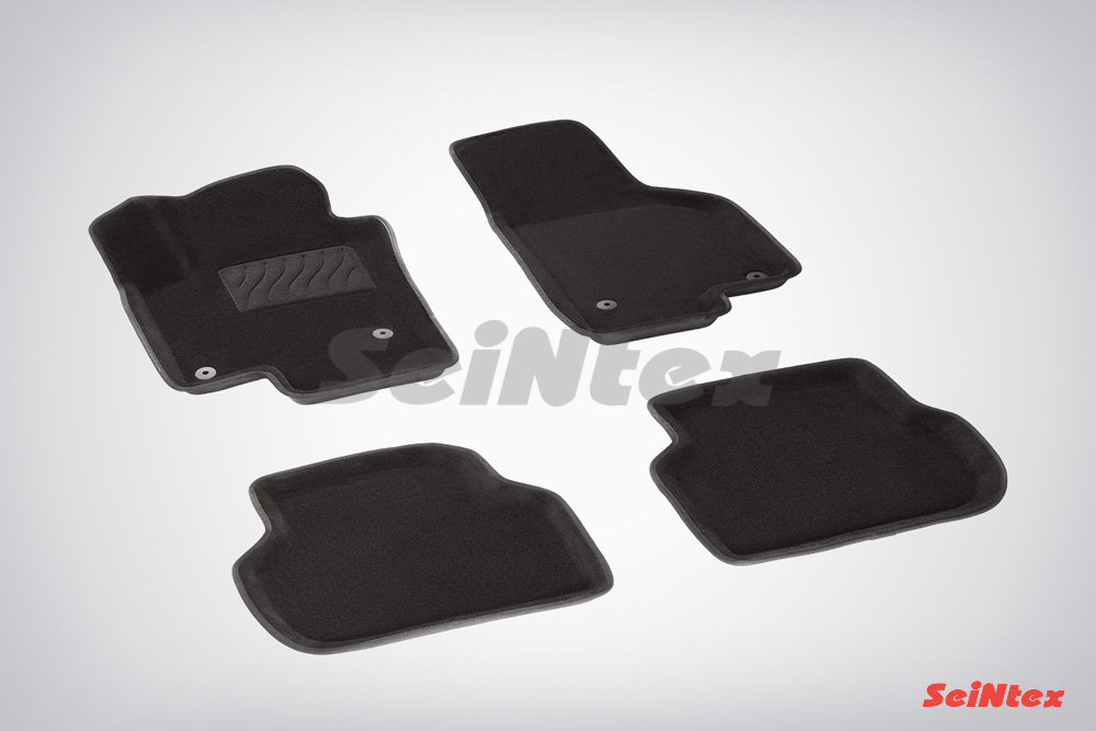 Ворсовые 3D коврики салона "Seintex", Volkswagen Jetta 2011-2018