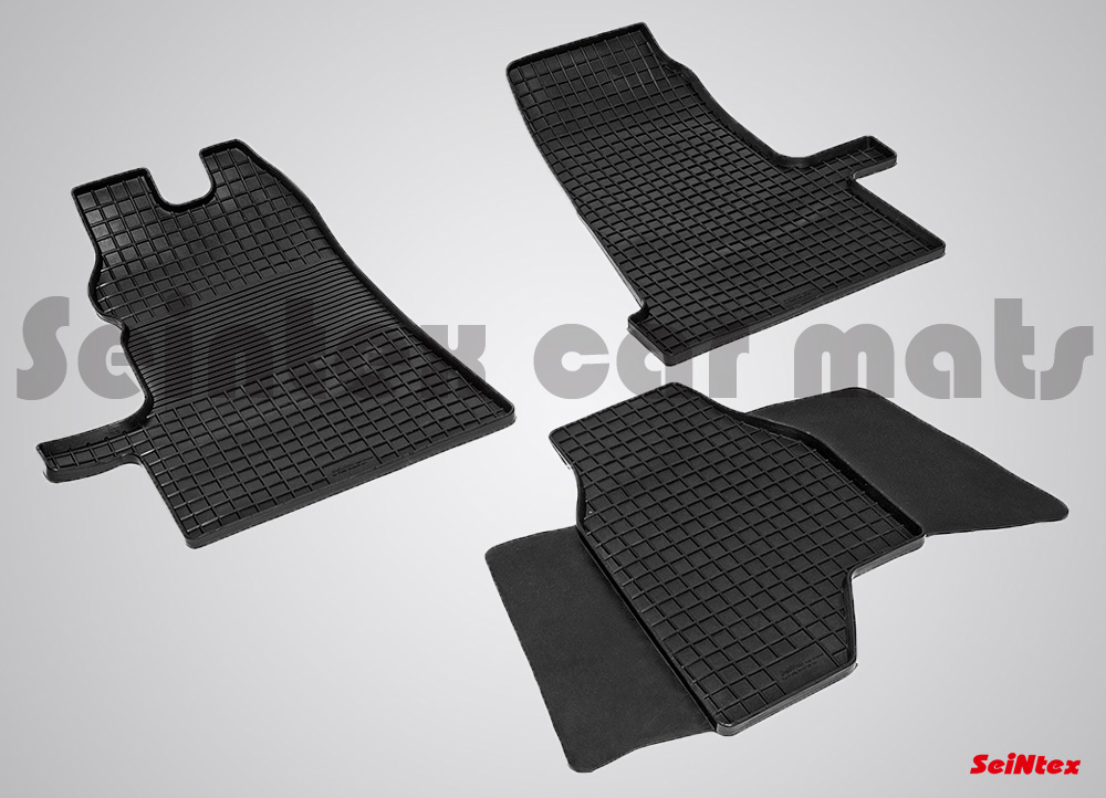 Резиновые коврики салона Сетка "Seintex", Ford Transit 2006-2014