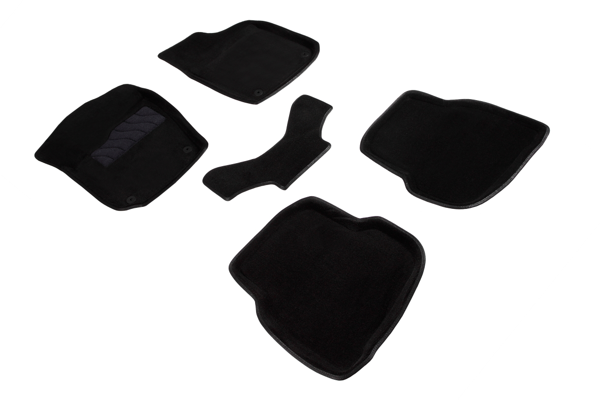 Ворсовые 3D коврики салона "Seintex", Volkswagen Polo V Sd 2010-