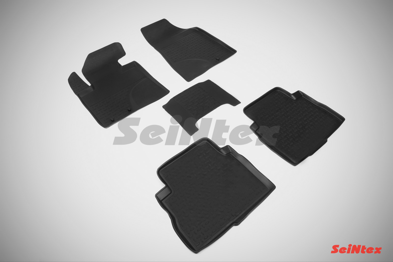 Резиновые коврики салона Высокий борт "Seintex" KIA Sorento 2009-2012