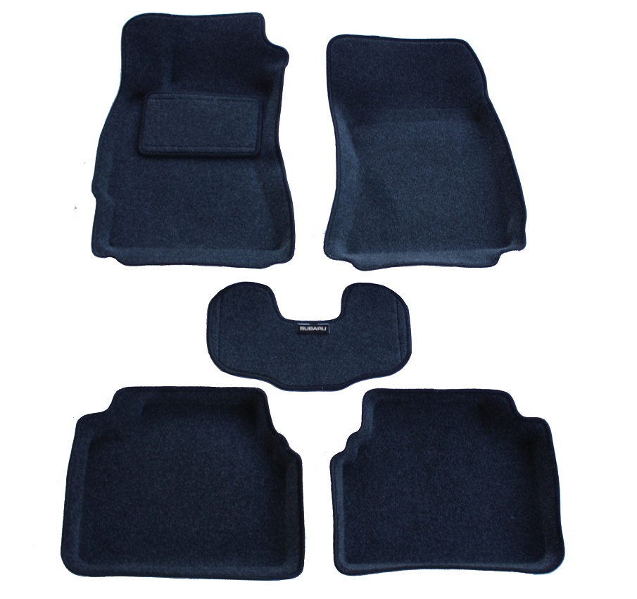 Ворсовые 3D коврики салона "Boratex" Subaru Forester III 2008-2012
