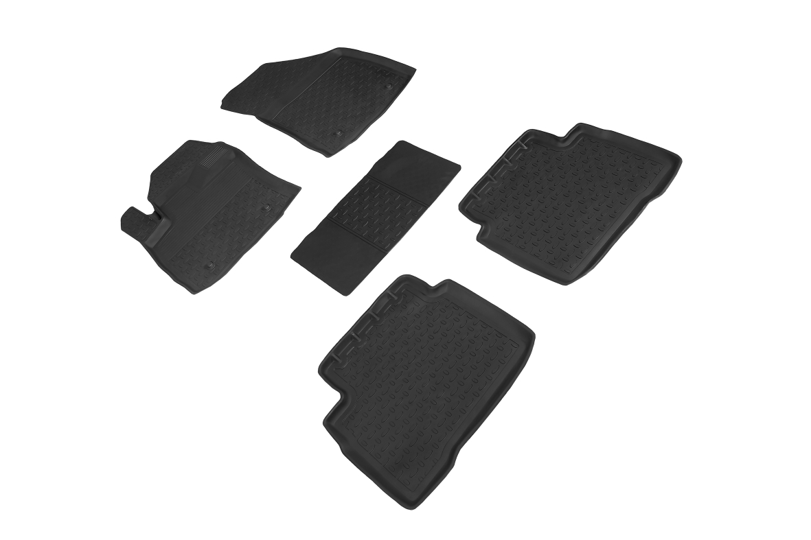 Резиновые коврики салона Высокий борт "Seintex" Geely Tugella 2020-
