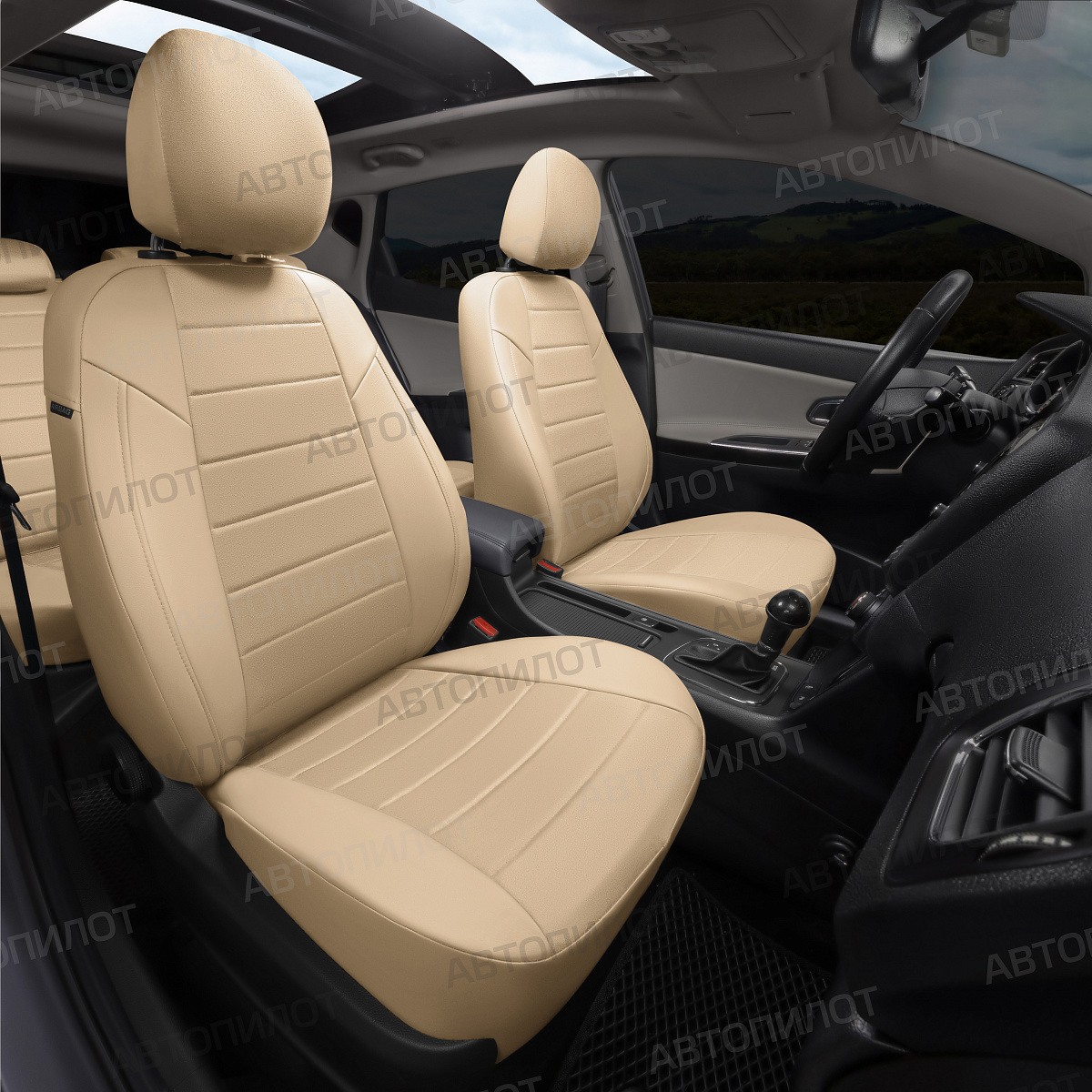 Авточехлы Chevrolet Orlando, 7 Мест, 2011-2013, "Автопилот"