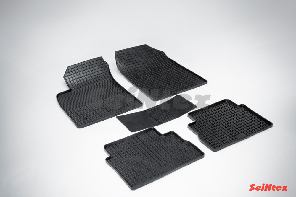 Резиновые коврики салона Сетка "Seintex", Opel Vectra C 2003-2008