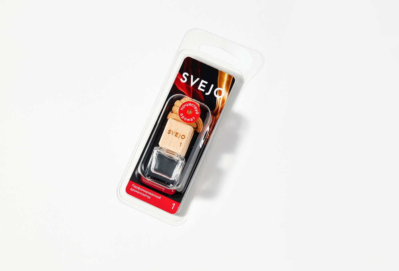 АвтоПарфюм SVEJO №1 (бутылочка на зеркало) блистер