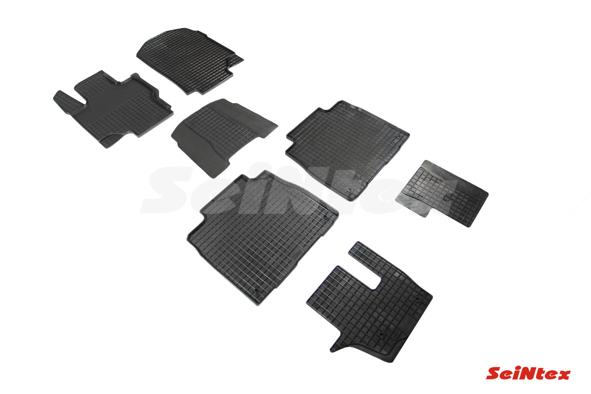 Резиновые коврики салона Сетка "Seintex", Mercedes GLS Class II X-167 2019