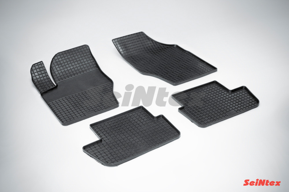 Резиновые коврики салона Сетка "Seintex", Peugeot 307 2001-2008