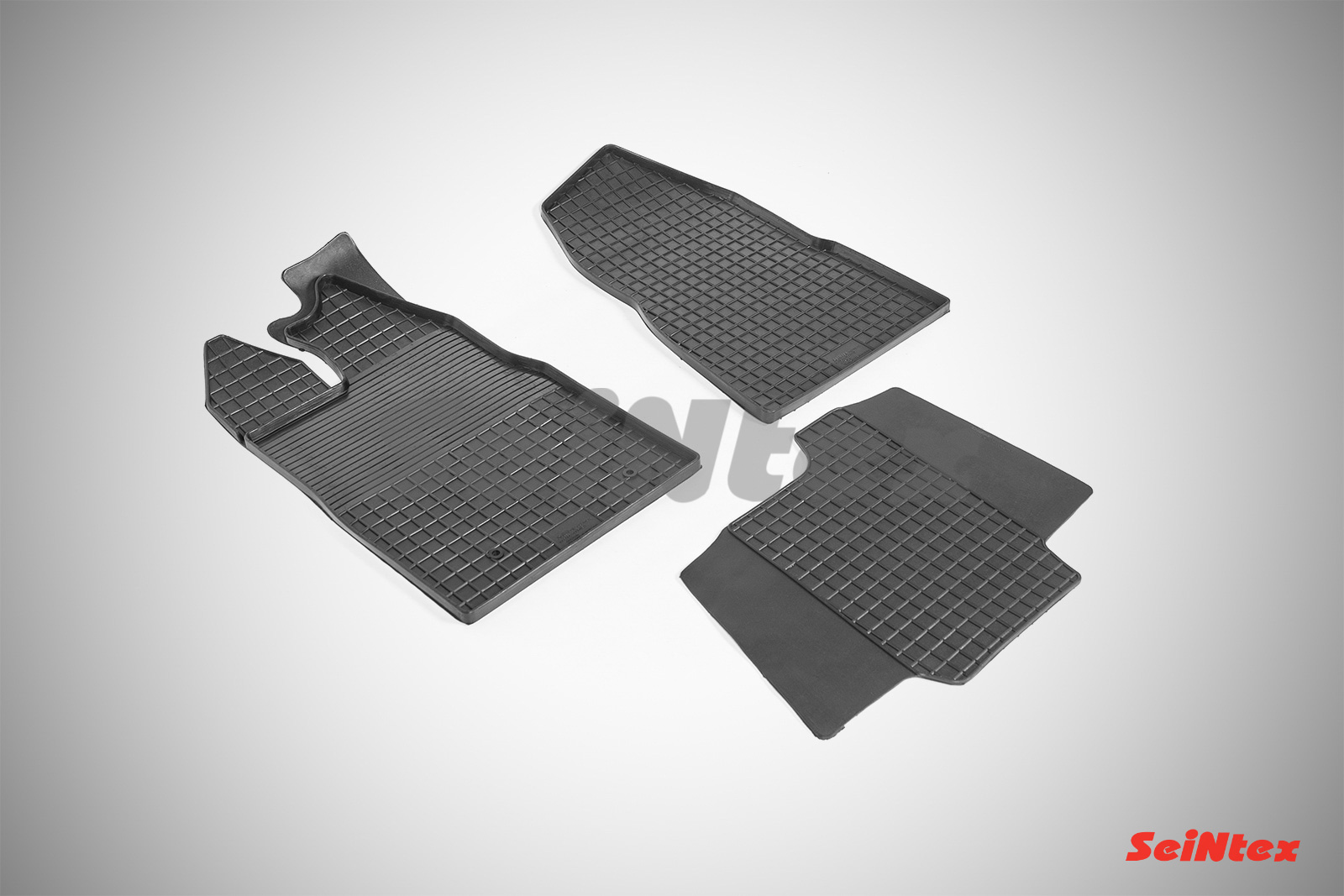 Резиновые коврики салона Сетка "Seintex", Ford Transit Custom 2014-