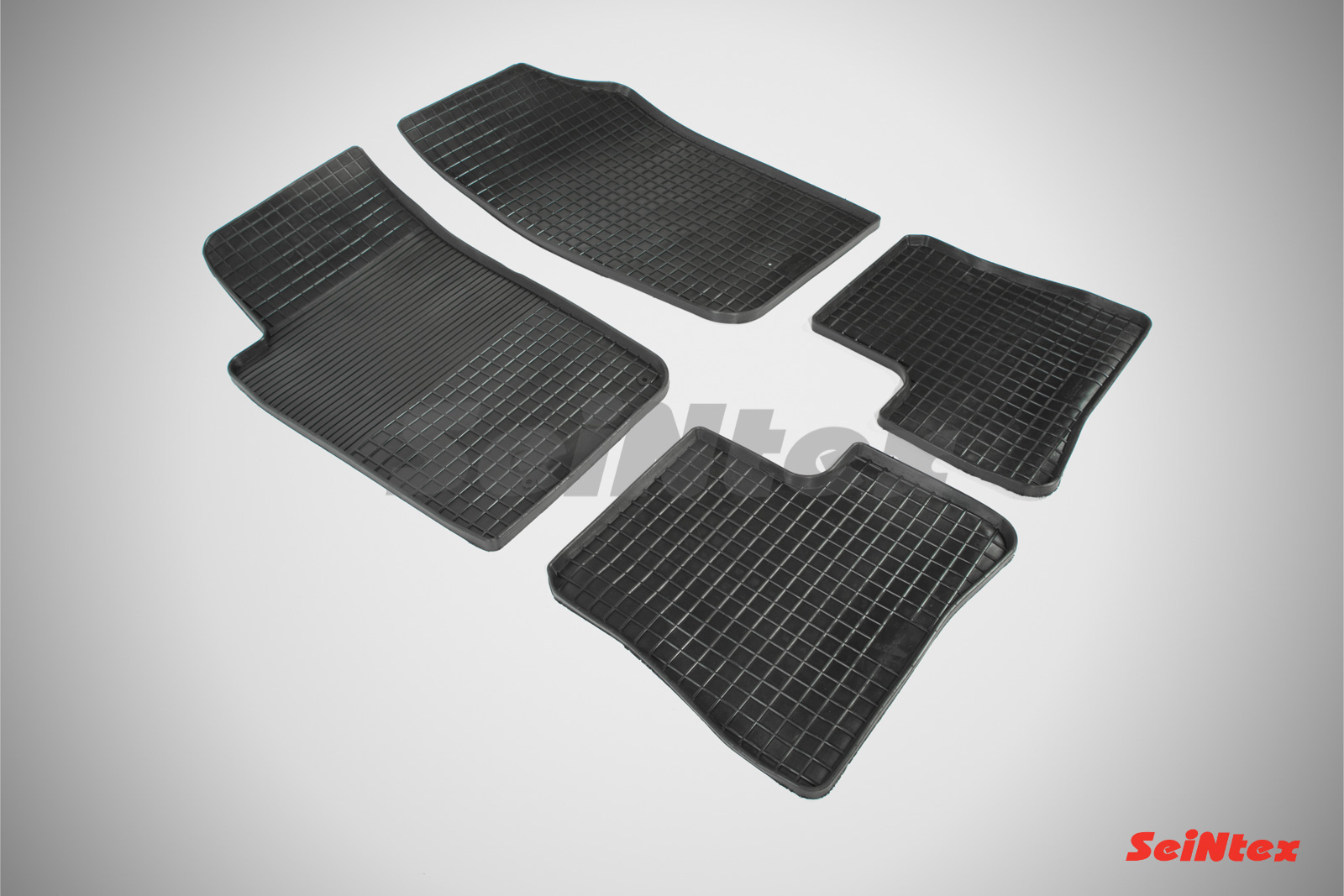 Резиновые коврики салона Сетка "Seintex", Peugeot 206 1998-2012