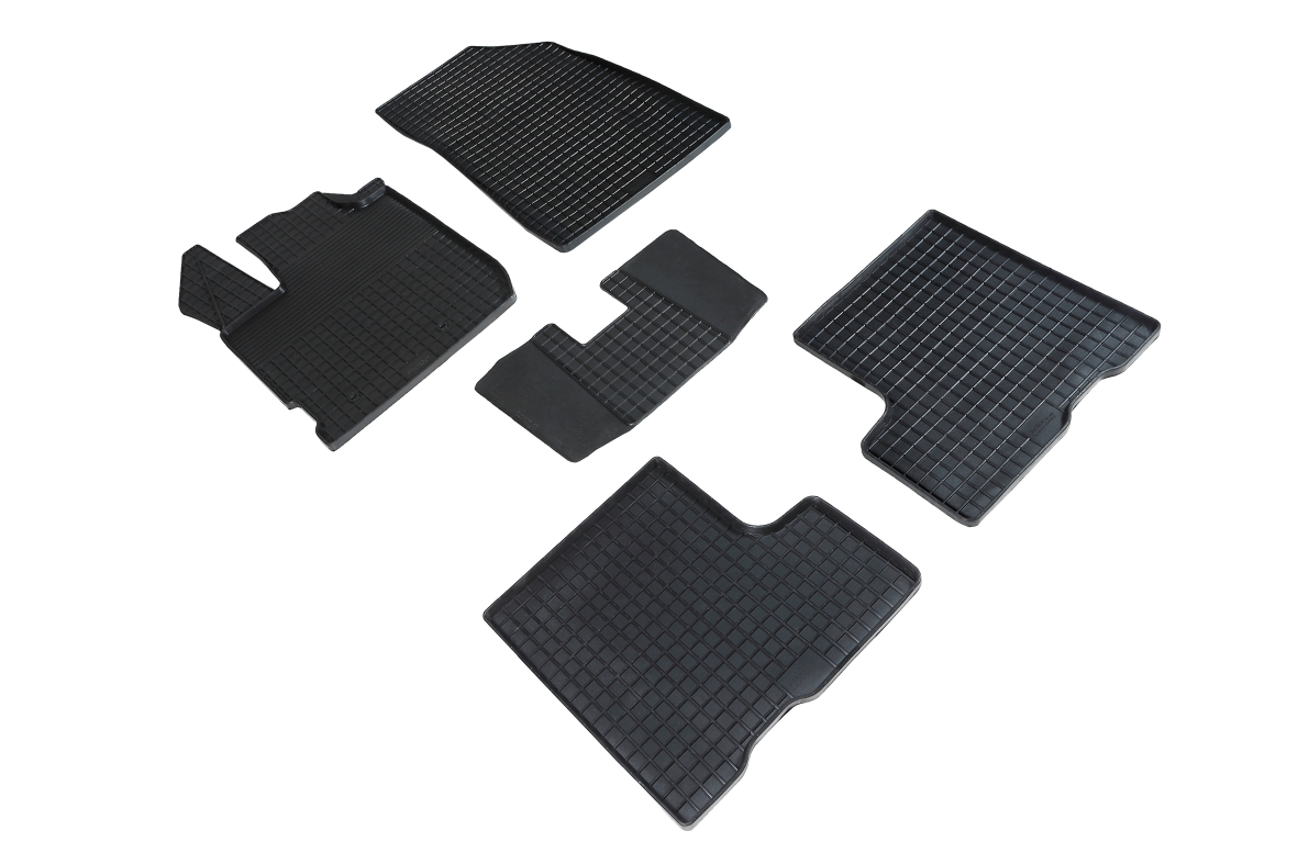 Резиновые коврики салона Сетка "Seintex", Renault Duster ll 4WD 2021-