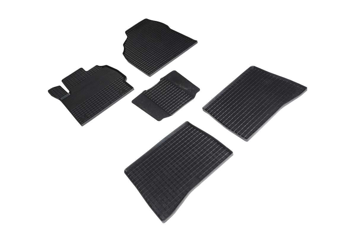 Резиновые коврики салона Сетка "Seintex", Toyota Prius lll (Xw30) Прав.Руль 2009-2015