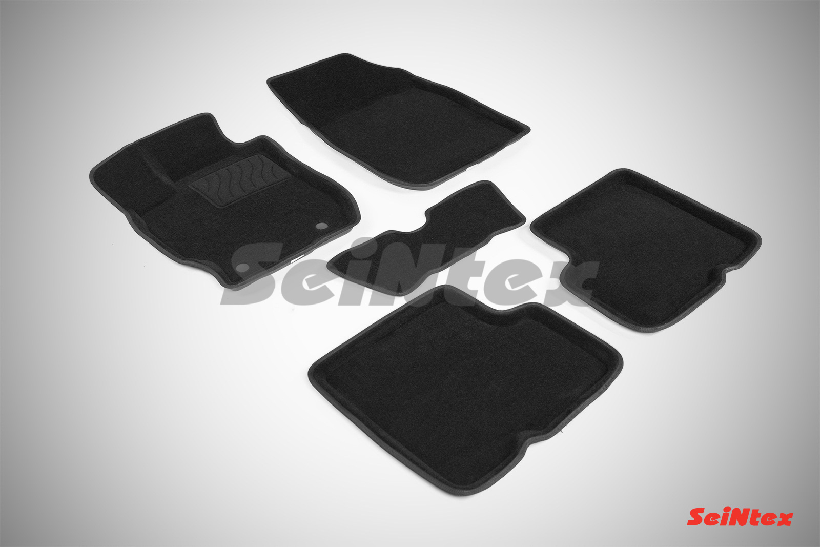 Ворсовые 3D коврики салона "Seintex", Nissan Almera III 2013-