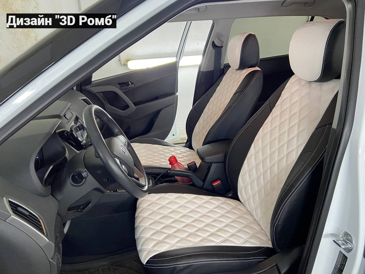 Авточехлы Hyundai Santa Fe, 4 поколение, 2018- Индивидуальный пошив, "Saturn-Premium"