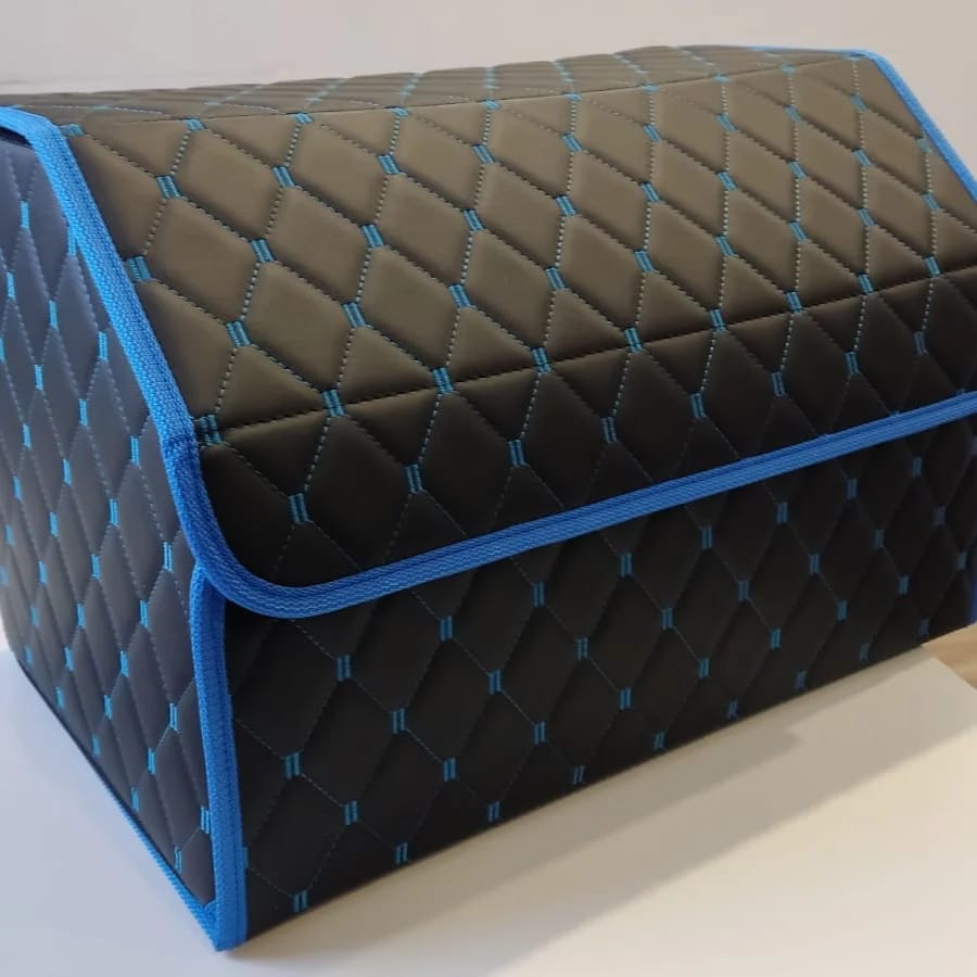 Сумка-органайзер из экокожи в багажник автомобиля, 50х30х30 см, без ручкек