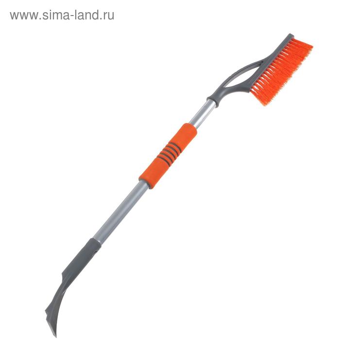 Щетка от снега и льда со скребком "Pitstop" удлиннённая, Антиснег, 80 см