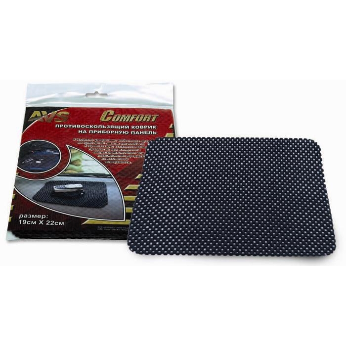 Коврик на панель приборов противоскользящий 190х220 мм "AVS"