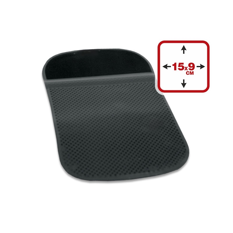 Коврик противоскользящий AVS NP-002, 15x9 см, чёрный