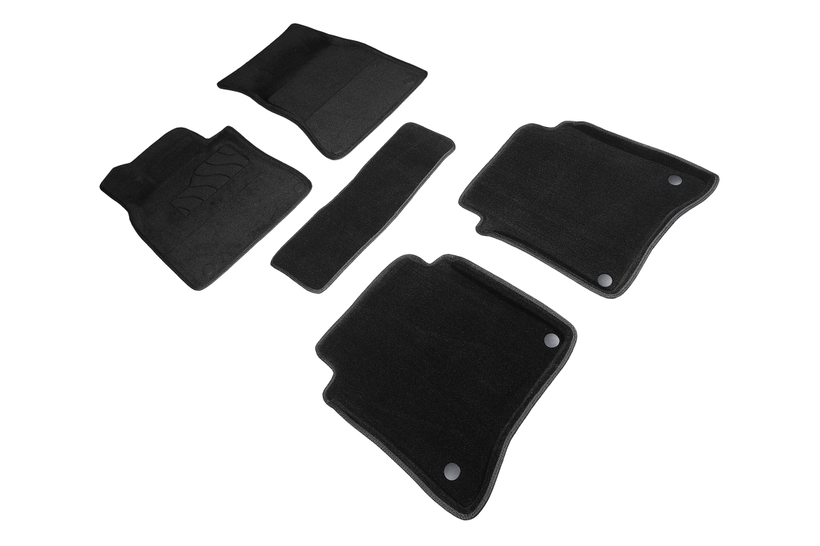 Ворсовые 3D коврики салона "Seintex", Mercedes-Benz S-Class W223 Long 2021-