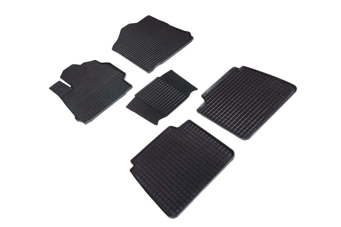 Резиновые коврики салона Сетка "Seintex", Toyota Camry VII Прав.Руль 2012-2017