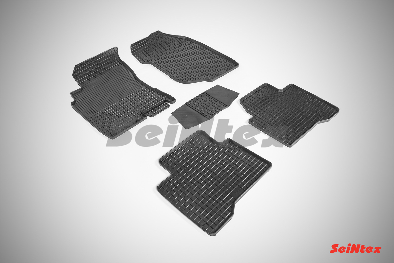 Резиновые коврики салона Сетка "Seintex", Nissan X-Trail T30 2003-2007