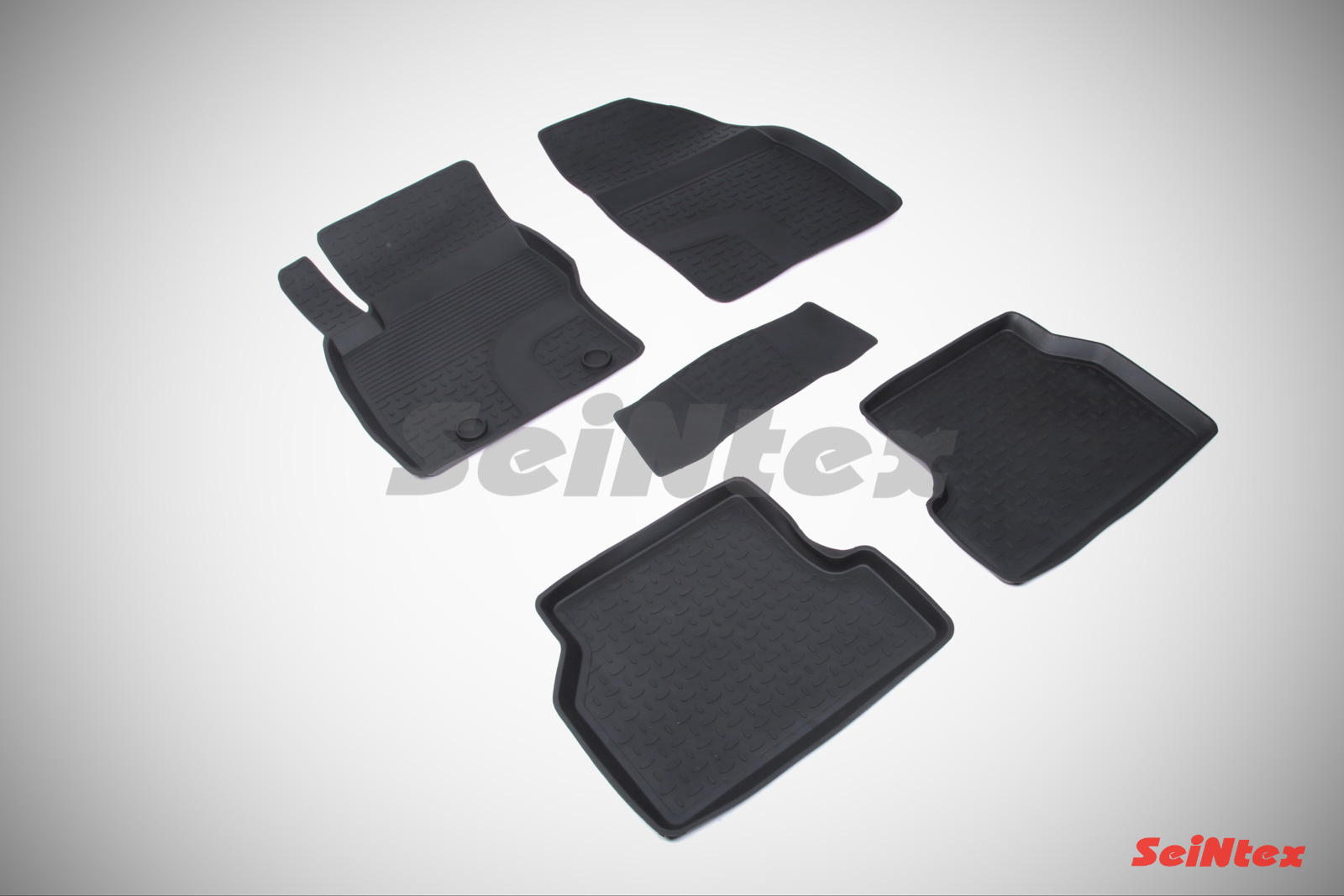 Резиновые коврики салона Высокий борт "Seintex" Ford Focus II 2004-2011
