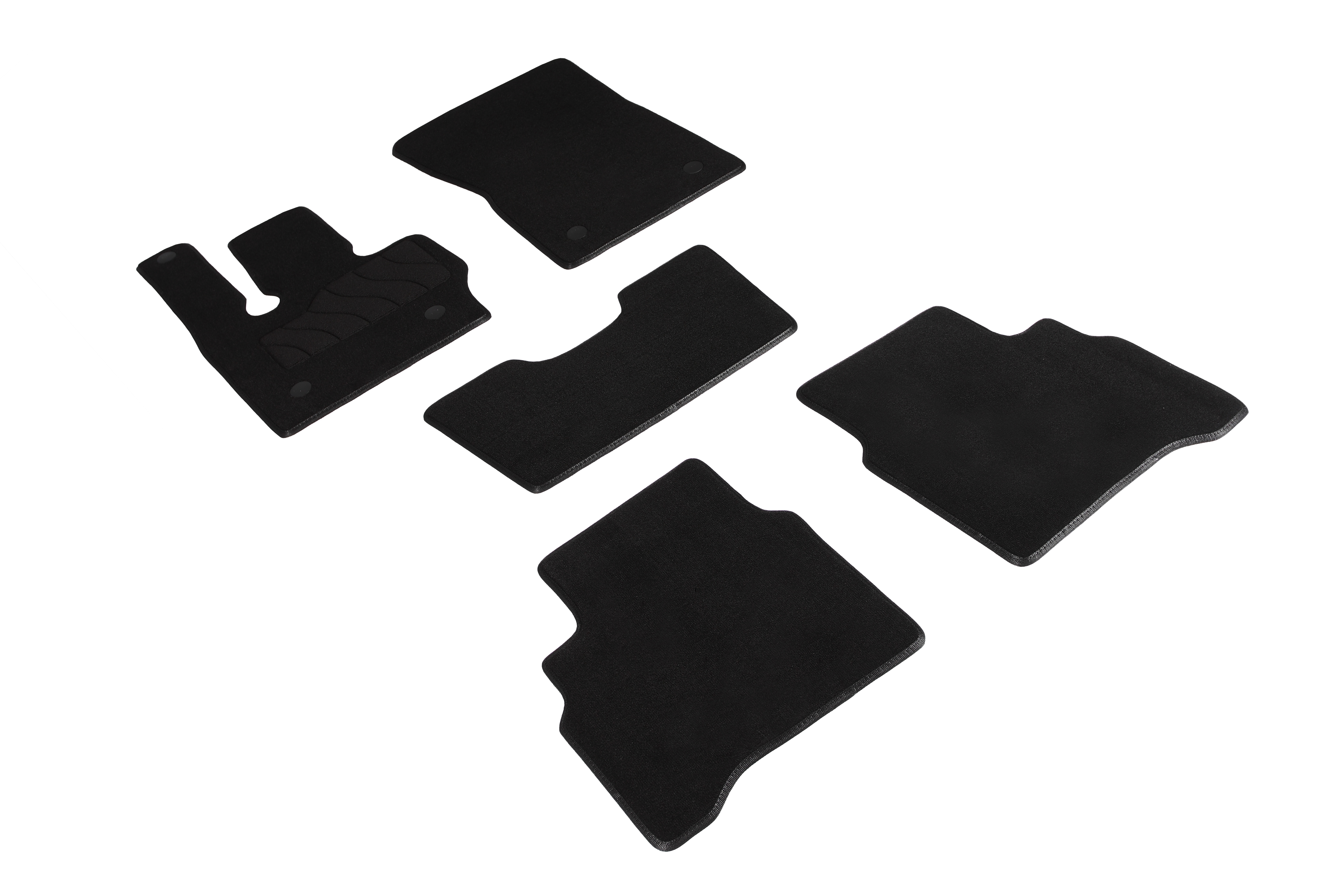 Ворсовые LUX коврики салона "Seintex", Mercedes-Benz G-Class W463 2018-