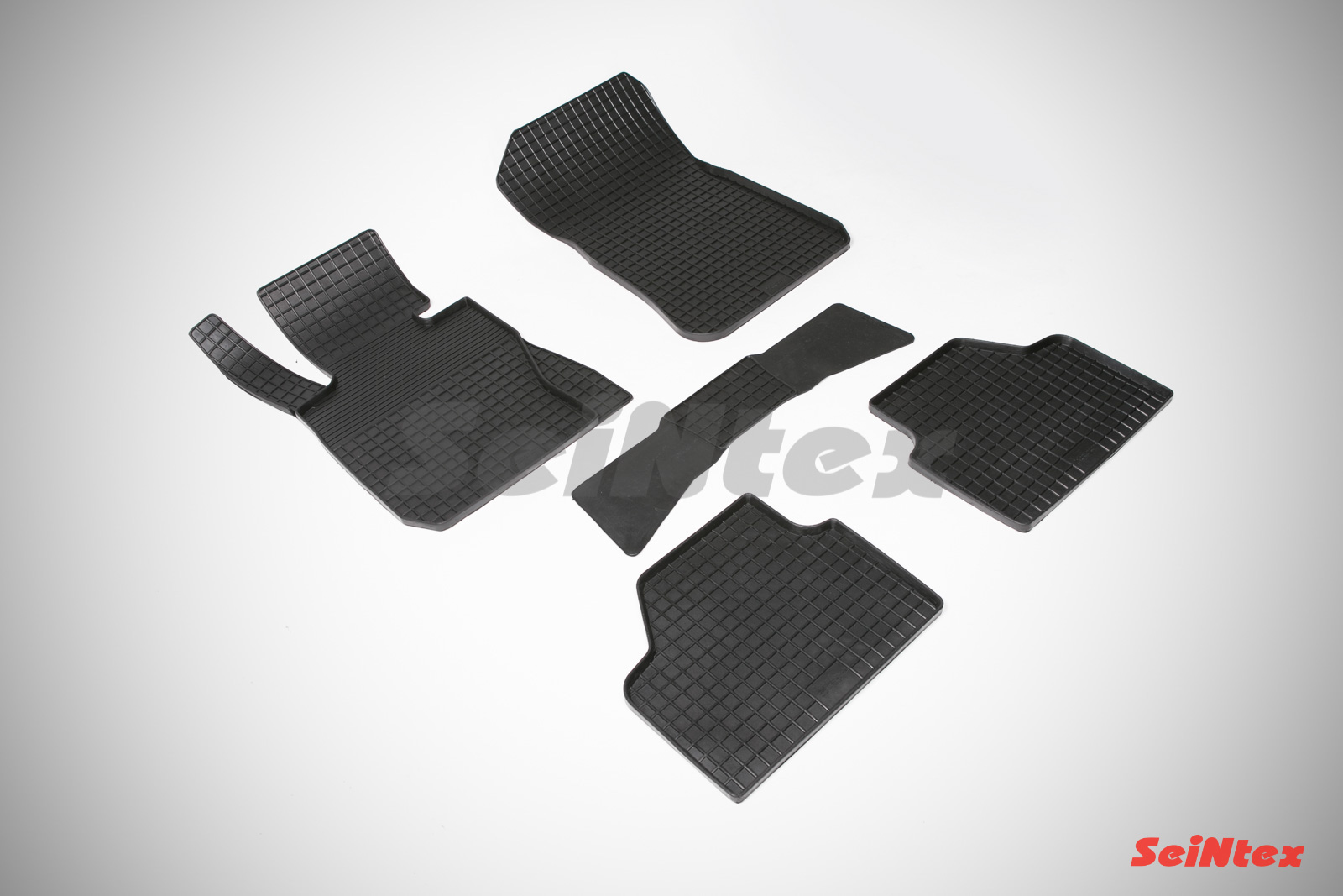 Резиновые коврики салона Сетка "Seintex", BMW X1 E84 2009-2015