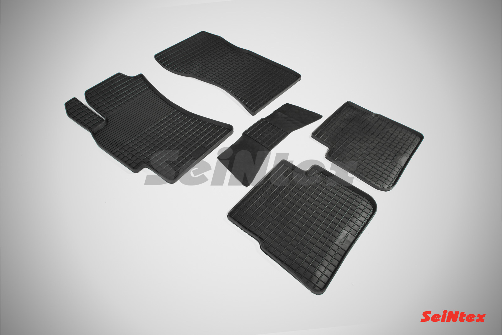 Резиновые коврики салона Сетка "Seintex", Subaru Forester III 2008-2012