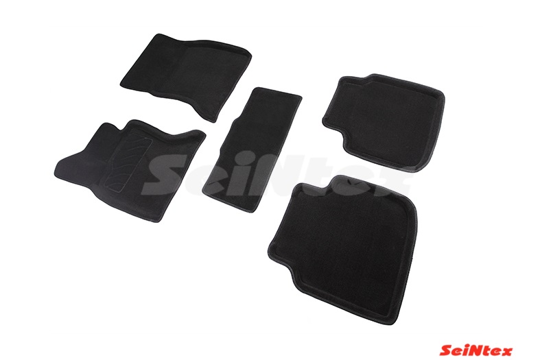 Ворсовые 3D коврики салона "Seintex", BMW 7 F02 2008-2015