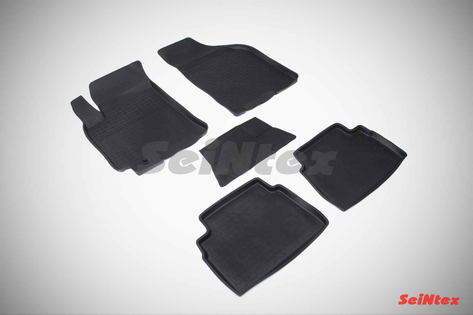 Резиновые коврики салона Высокий борт "Seintex" Chevrolet Lacetti 2004-2013