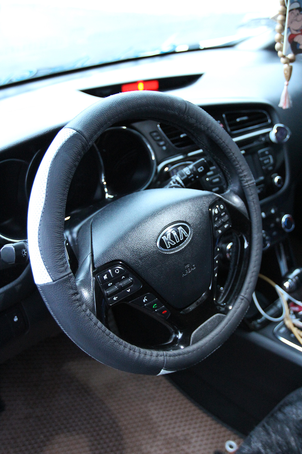 Оплетка на руль PT 1714 натуральная кожа, Диаметр 37-39 см. «Автопилот»