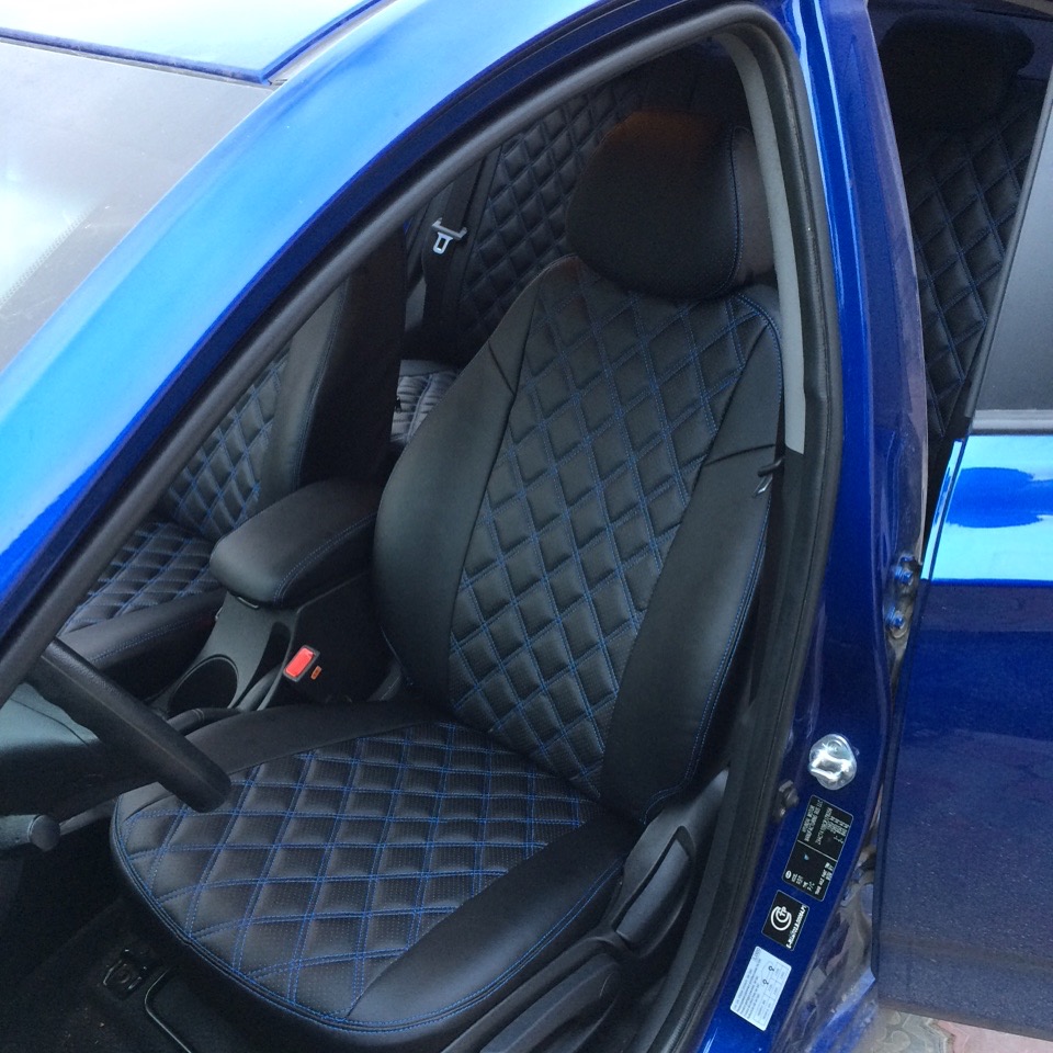 Авточехлы Skoda Yeti Одинаковые спинки 2009- Индивидуальный пошив "Saturn-Premium"