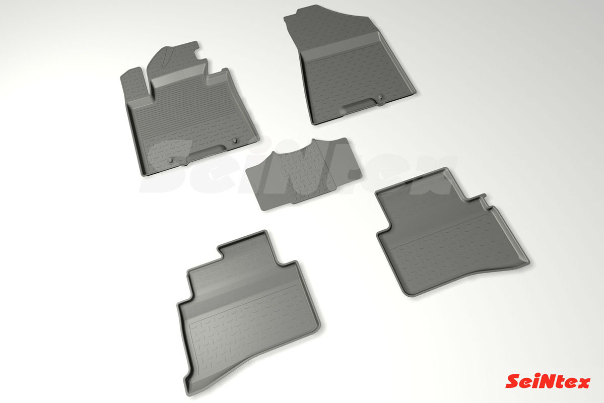 Резиновые коврики салона Высокий борт "Seintex" Hyundai Tucson 2015-