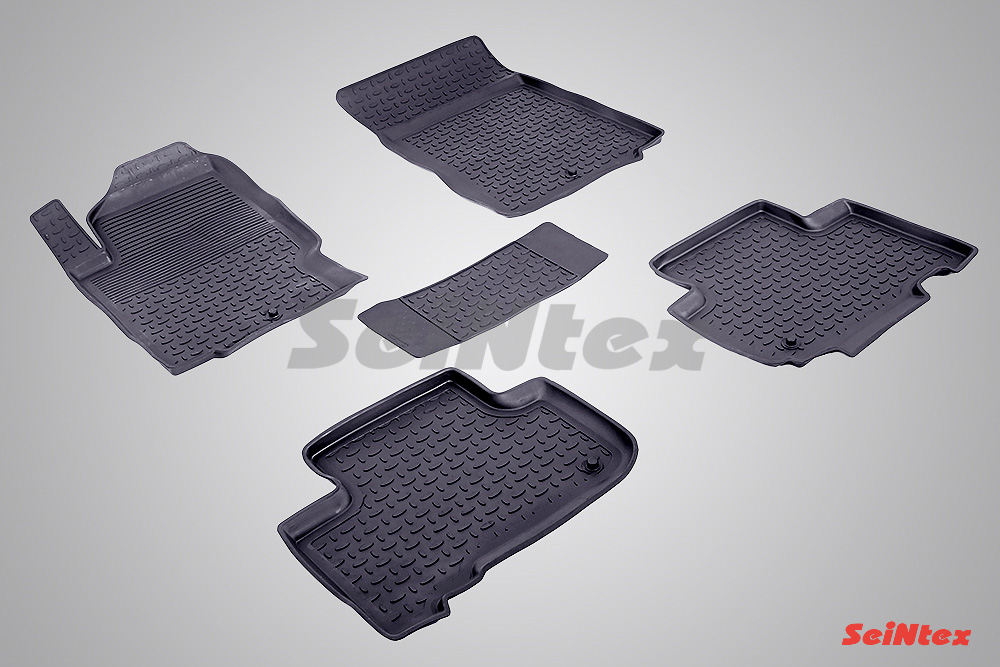 Резиновые коврики салона Высокий борт "Seintex" SSANGYONG Rexton 2012-2016