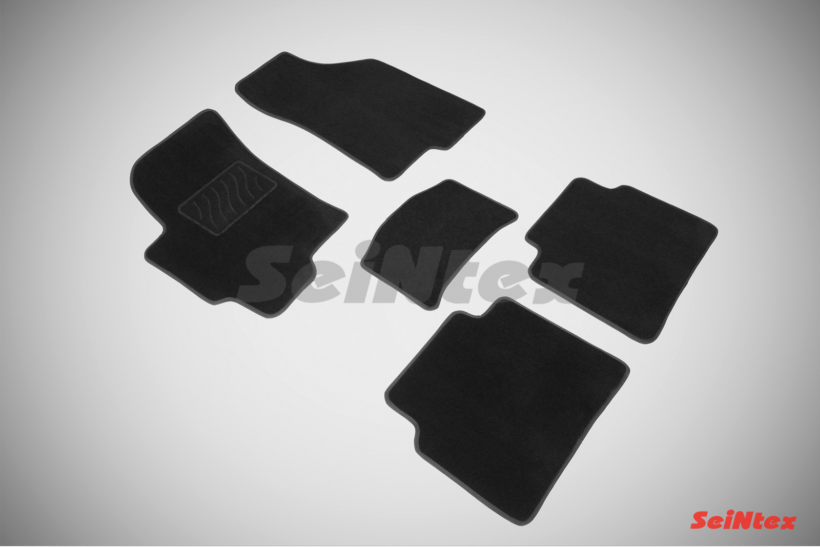 Ворсовые LUX коврики салона "Seintex", Hyundai Elantra 2006-2011